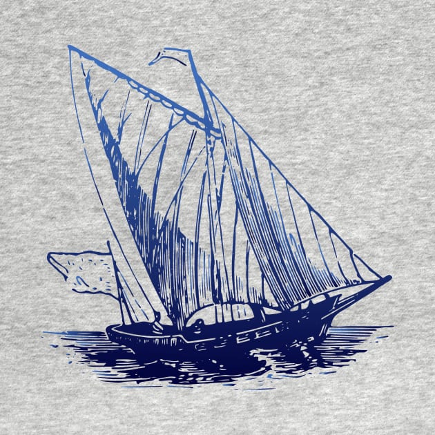 sailboat by Moreira.art